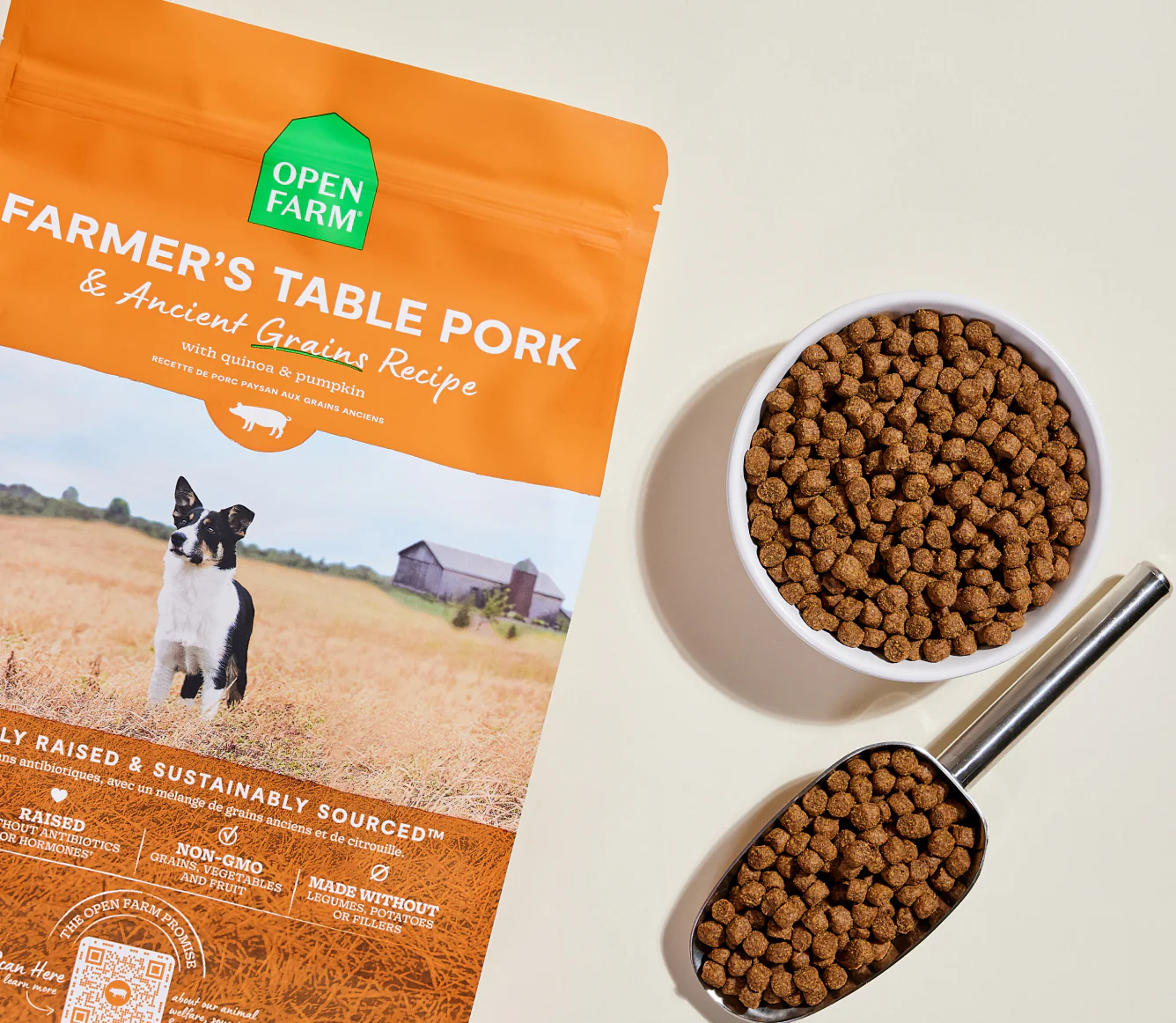 Farmer's Table Pork & Ancient Grains Dry Dog Food Image 1