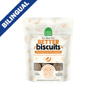 Better Biscuits Peanut Butter & Banana Recipe Oven Baked Dog Treats Image