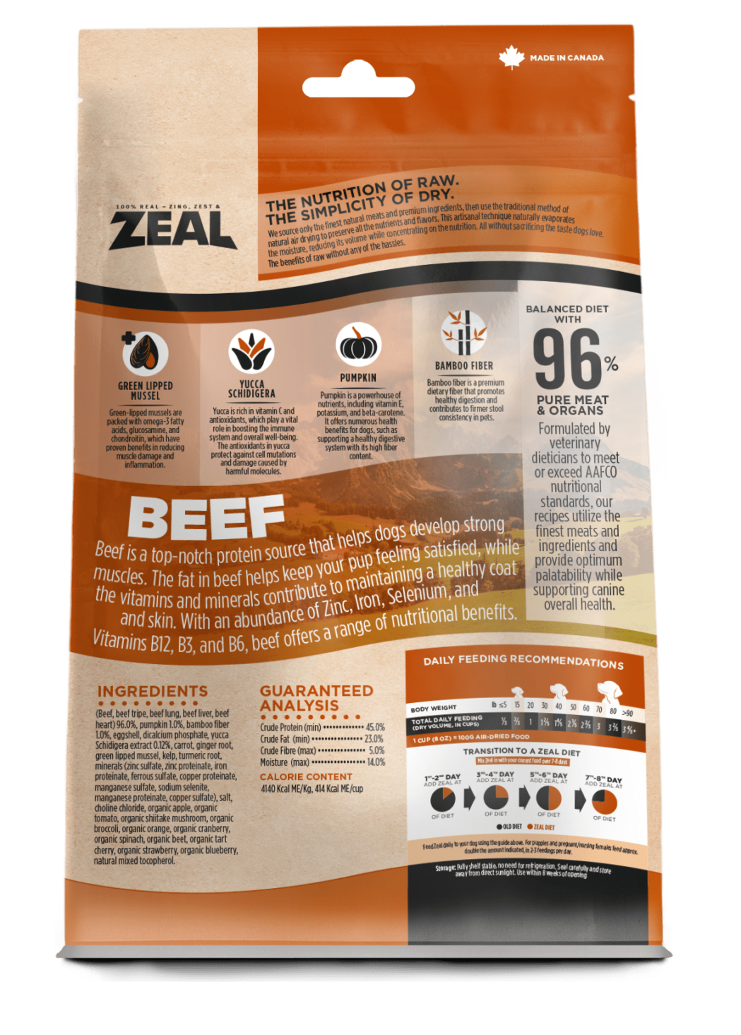 Gently Air-Dried Grain Free Beef Recipe Image 1