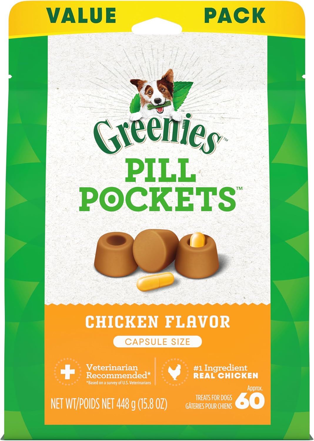 Greenies Dog Pill Pockets Capsule Sized Image 0