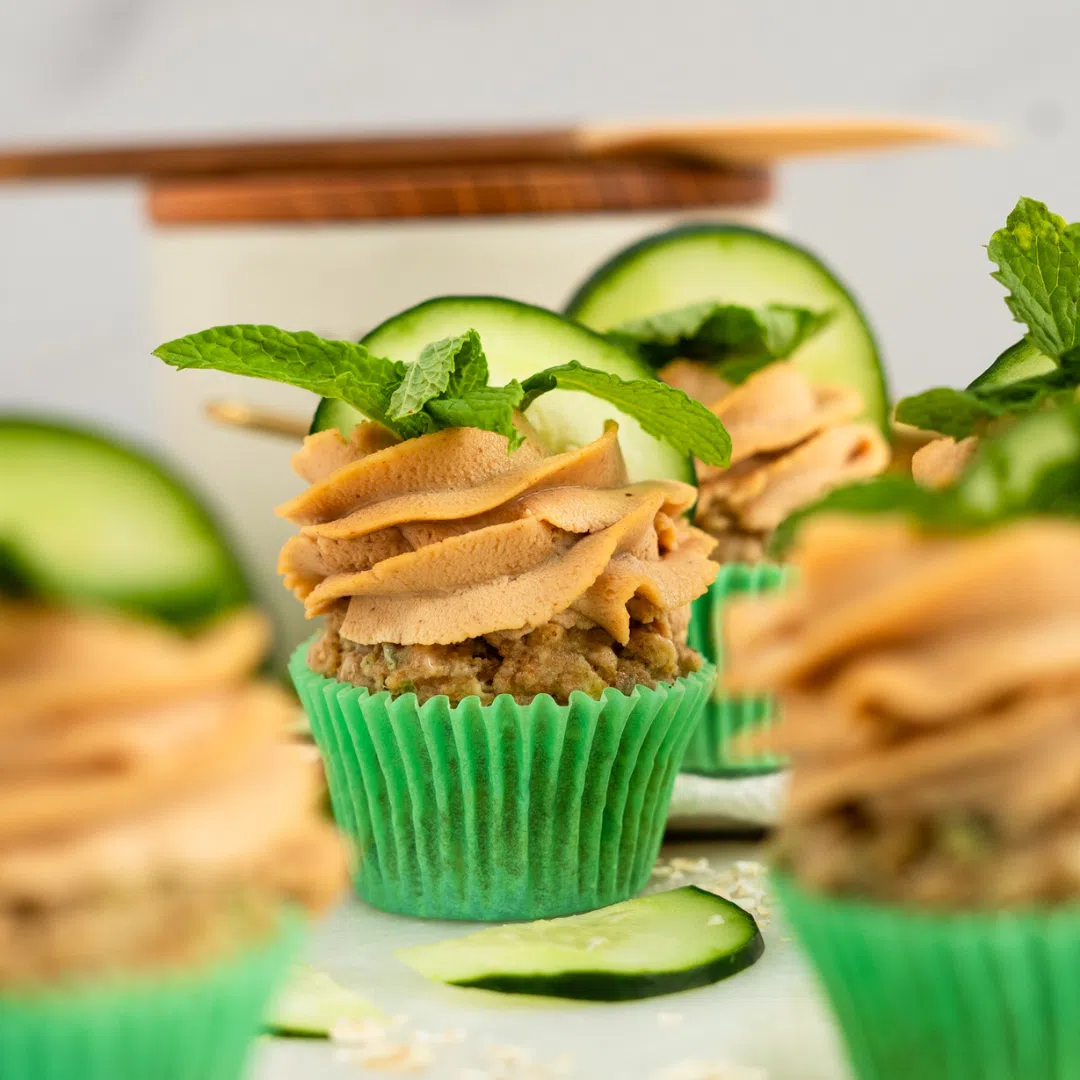 Cucumber pupcakes Image