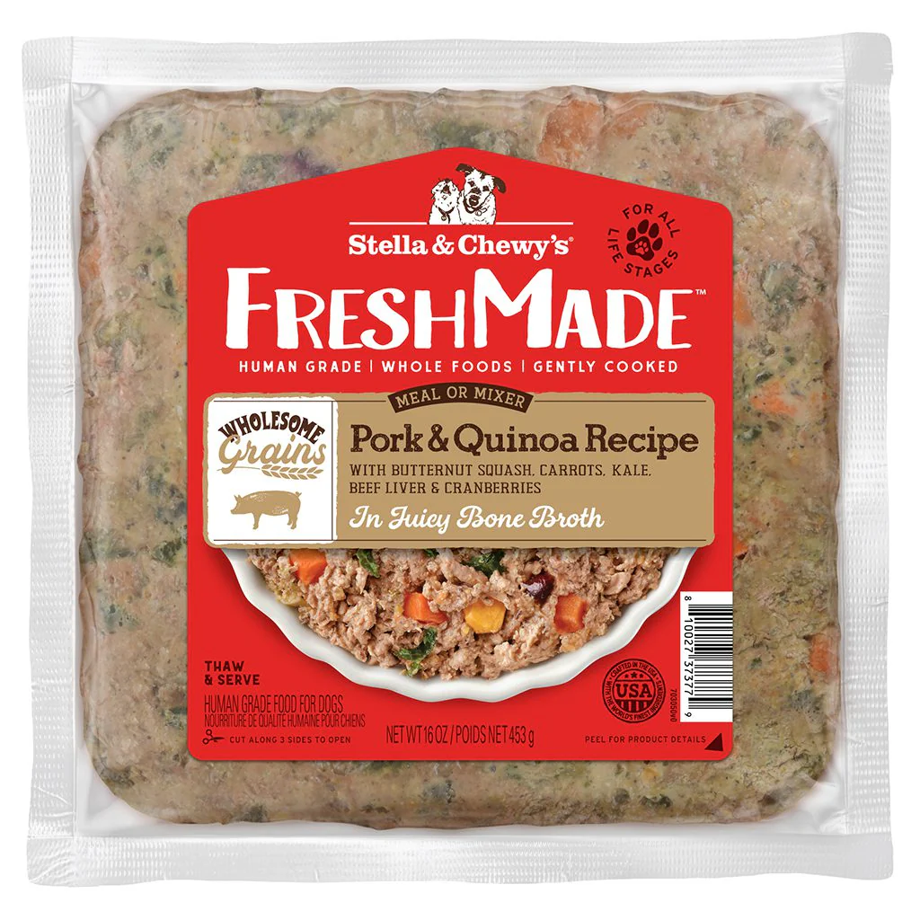 Wholesome Grains Pork & Quinoa Recipe Frozen Dog Food Image
