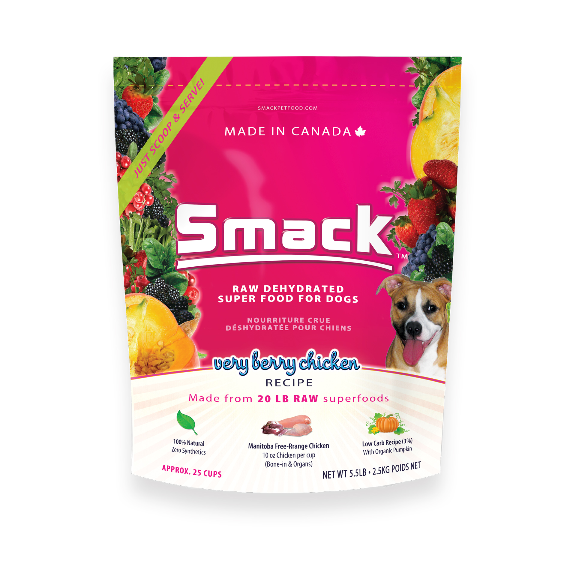 Smack Very Berry Chicken Recipe Dog Food Image