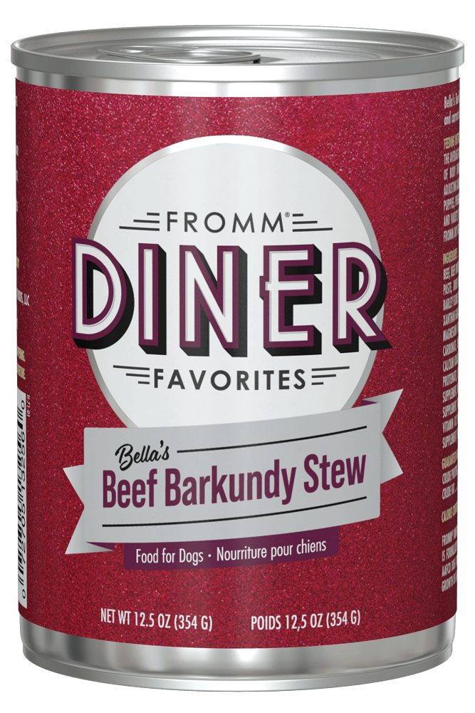 Diner Favorites Bella's Beef Barkundy Stew Wet Dog Food Image
