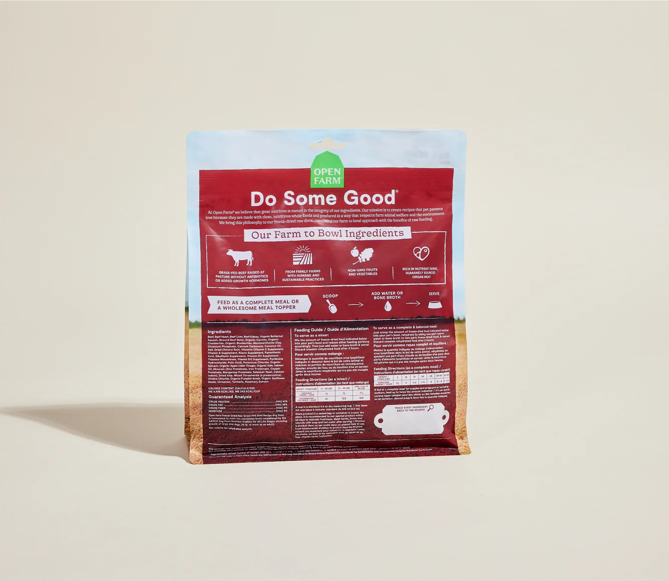 Grass-Fed Beef Recipe Freeze-Dried Raw Dog Food Image 3