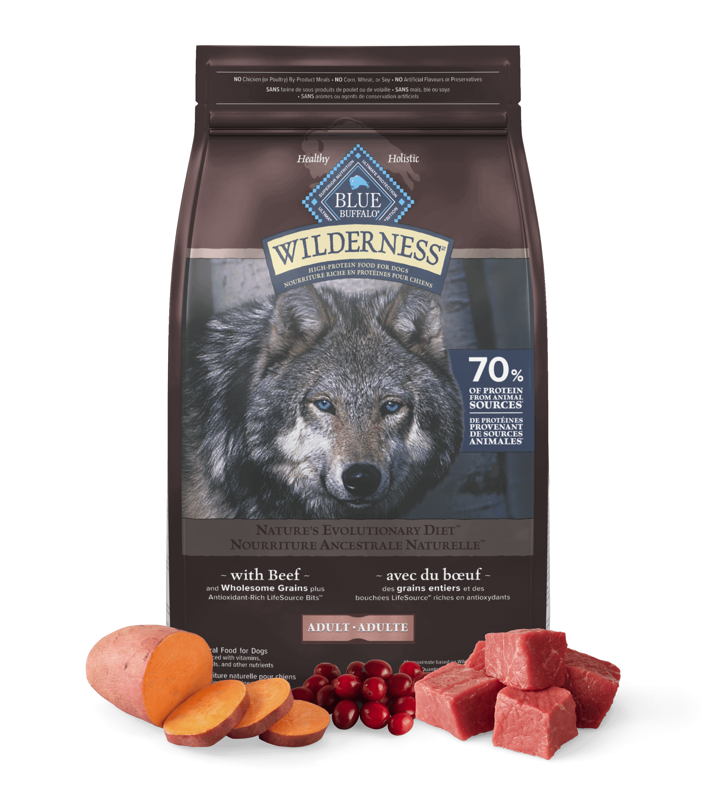 Buffalo Wilderness Dog Beef Image