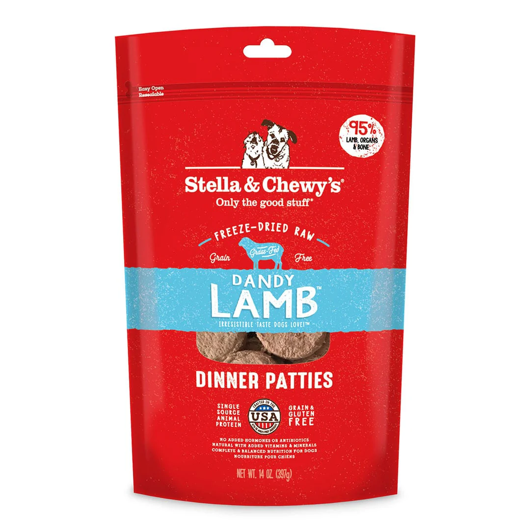 Dandy Lamb Dinner Patties Freeze-Dried Raw Dog Food Image
