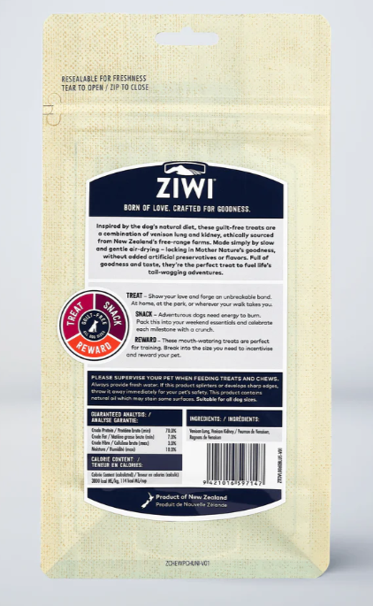 Ziwi Venison Lung & Kidney treats Image 1