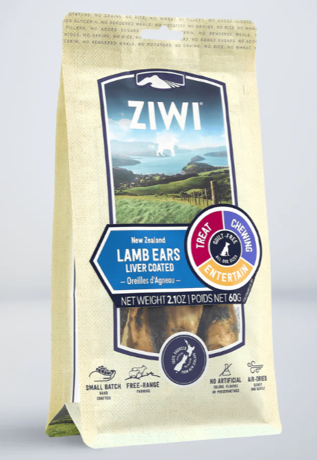 Ziwi Liver Coated Lamb Ear chews Image 0