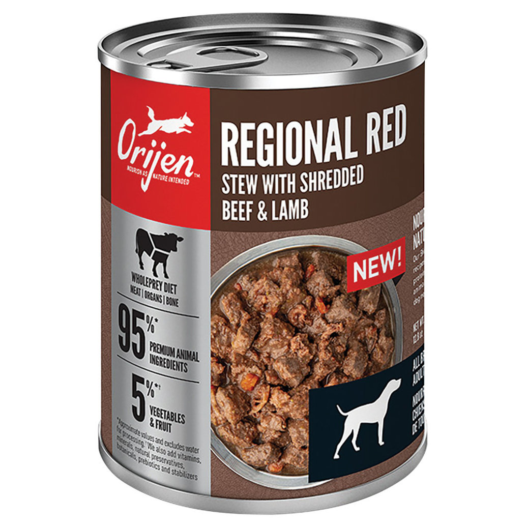 Orijen Regional Red Shredded Beef & Lamb Dog Food Image 0