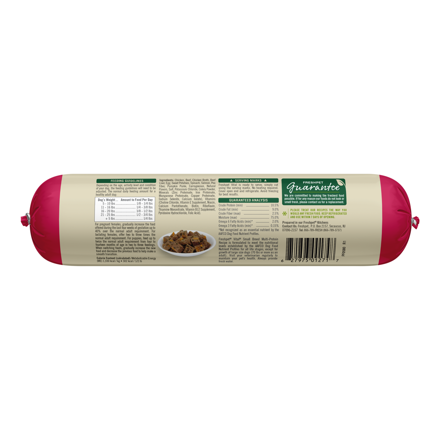 Grain Free Small Breed Multiprotein Fresh Dog Food Image 1