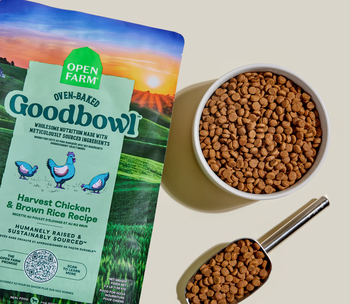 Goodbowl Harvest Chicken & Brown Rice Recipe Dry Dog Food Image 1