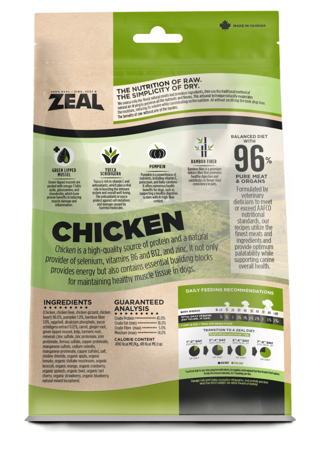 Gently Air-Dried Grain Free Chicken Recipe Image 1