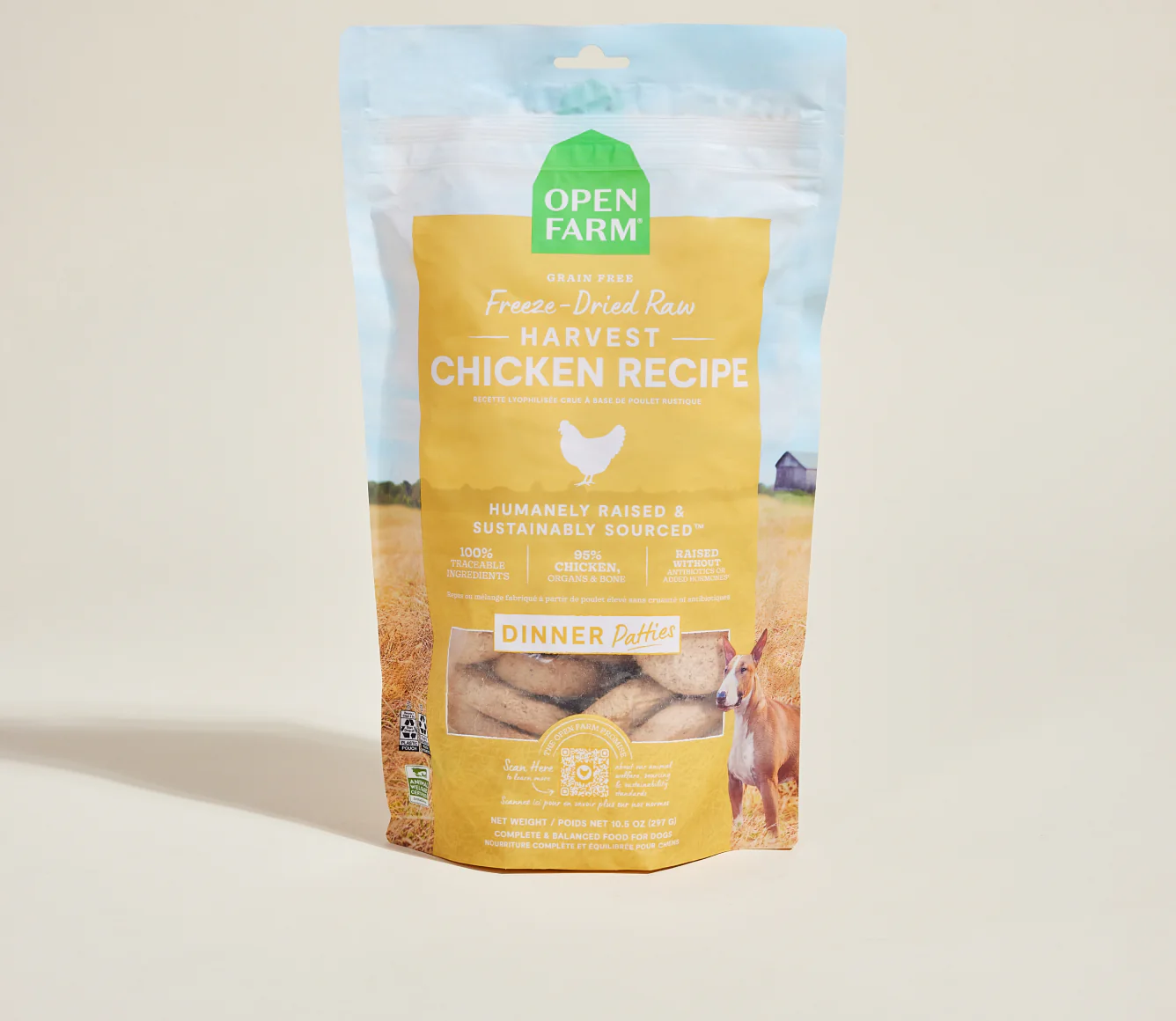 Harvest Chicken Freeze-Dried Raw Patties Freeze-Dried Dog Food Image 0
