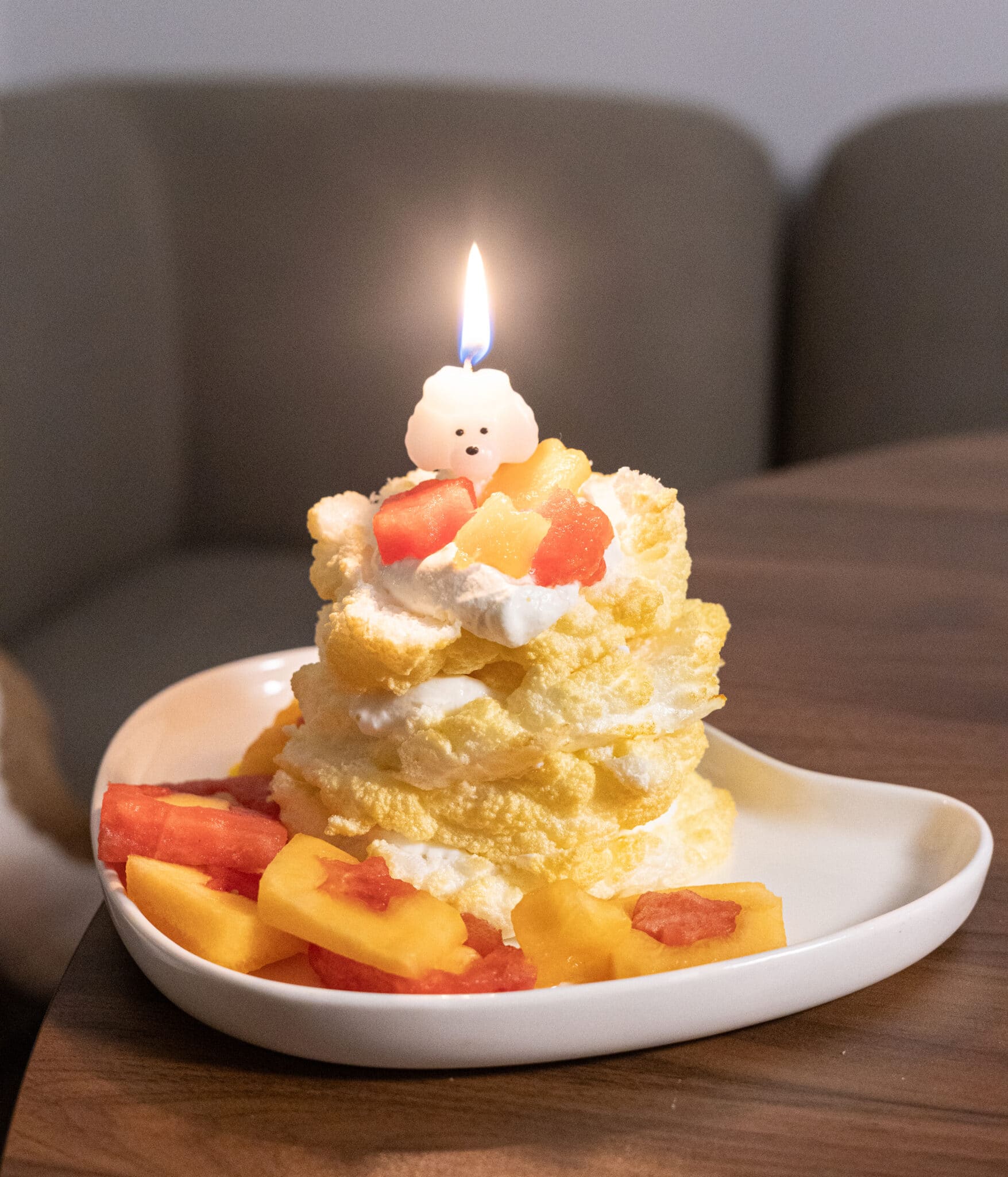 Whipped fruit cake Image