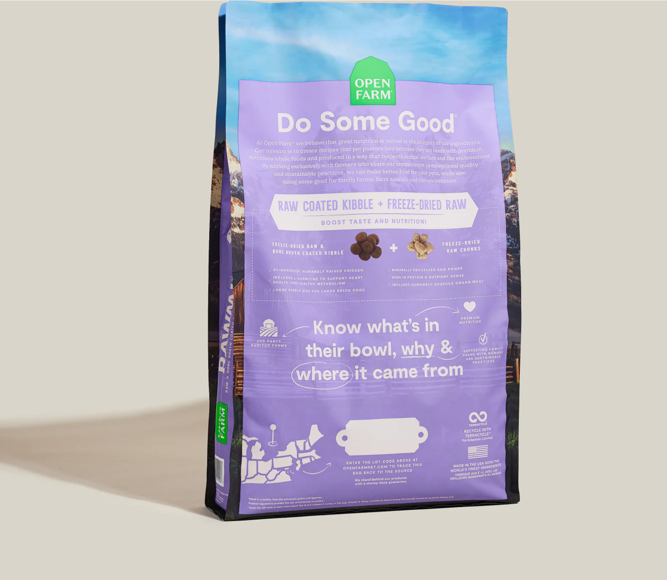 RawMix Large Breed Recipe Dry Dog Food Image 3