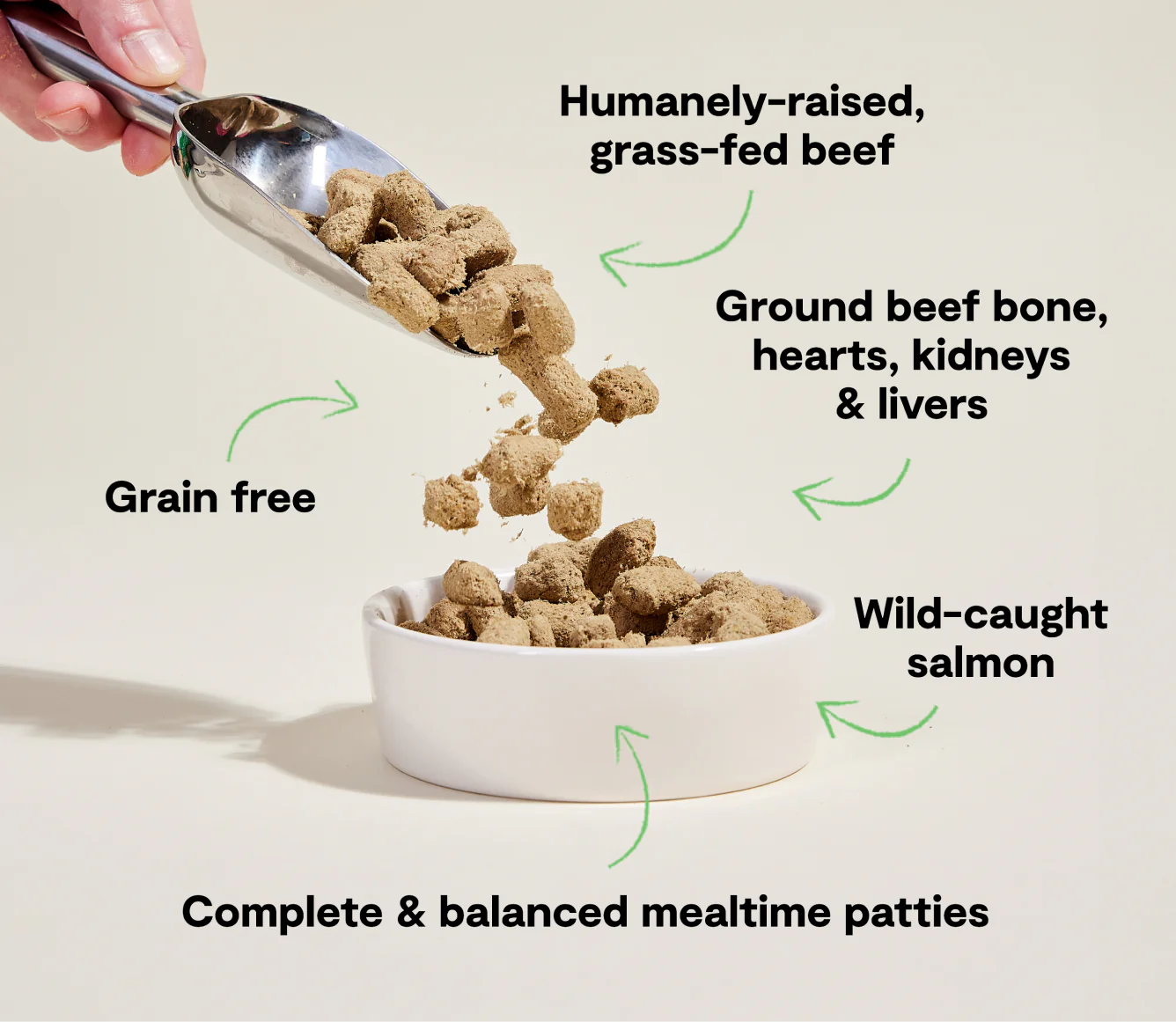 Surf & Turf Freeze-Dried Raw Patties Freeze-Dried Dog Food Image 2