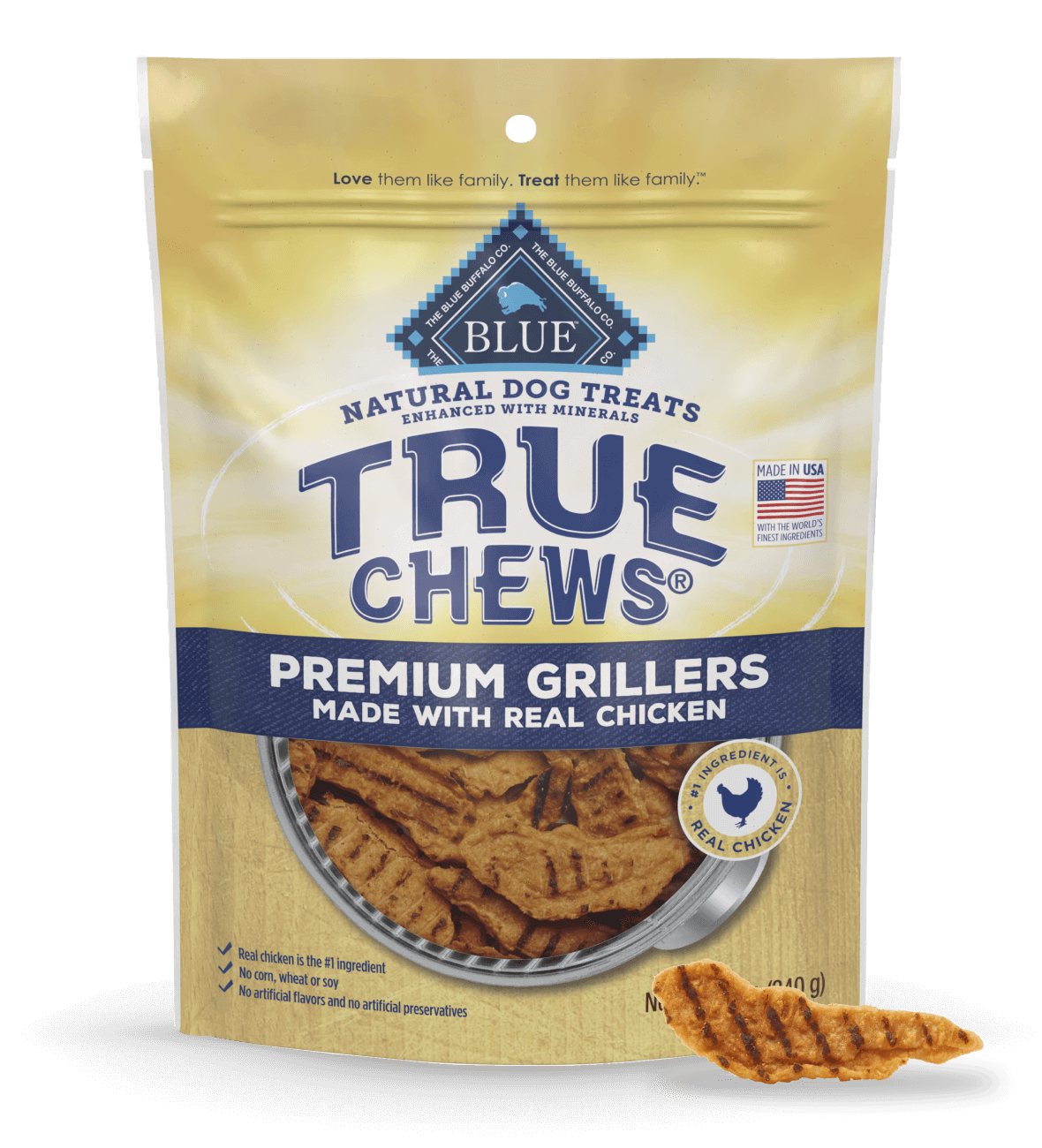 True Chews Premium Grillers Chicken Recipe for Dogs Image 0