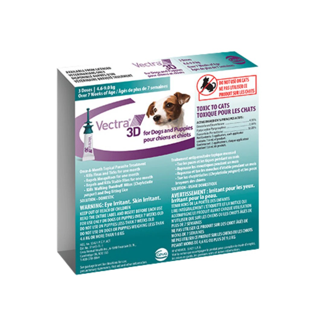 Vectra® 3D for Dogs 4.6kg to 9kg Image 0