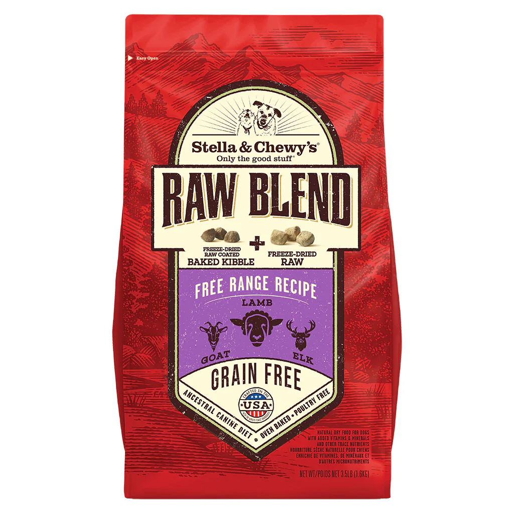 Free Range Recipe Raw Blend Kibble Dry Dog Food Image