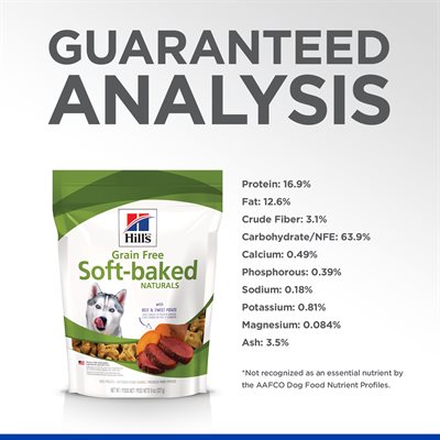 Grain Free Soft-Baked Naturals Dog Treats Beef Image 1