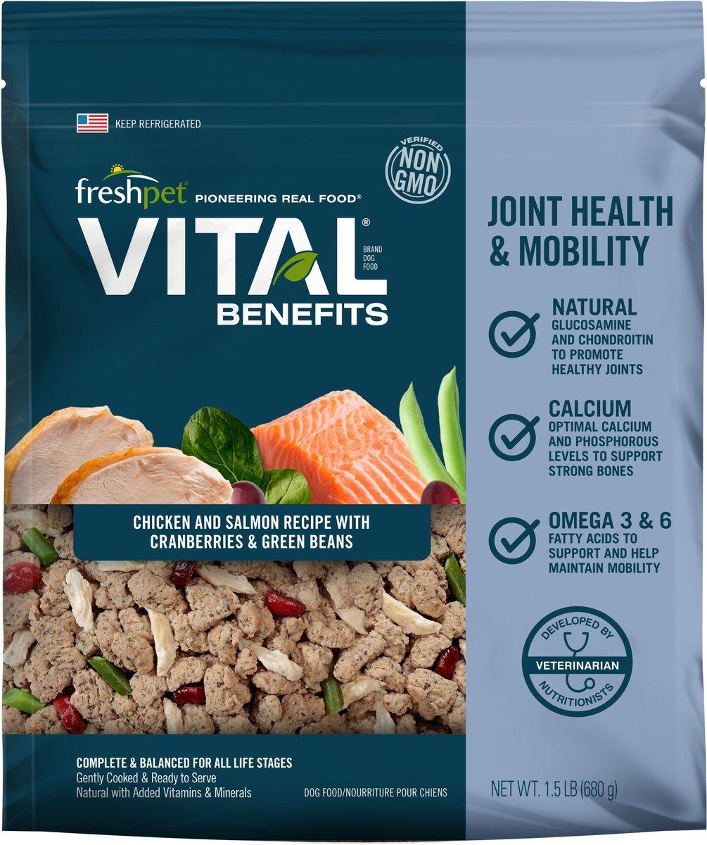 BENEFITS Joint Health & Mobility Chicken & Salmon Recipe with Cranberries & Green Beans Fresh Dog Food Image 0