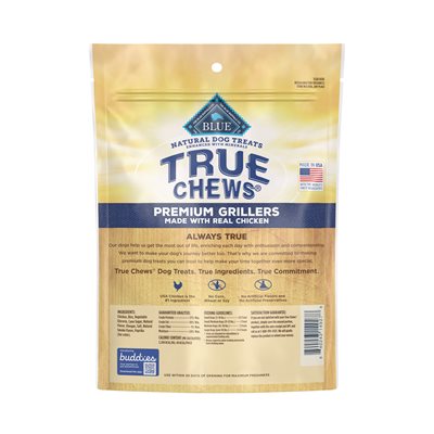 True Chews Premium Grillers Chicken Recipe for Dogs Image 1
