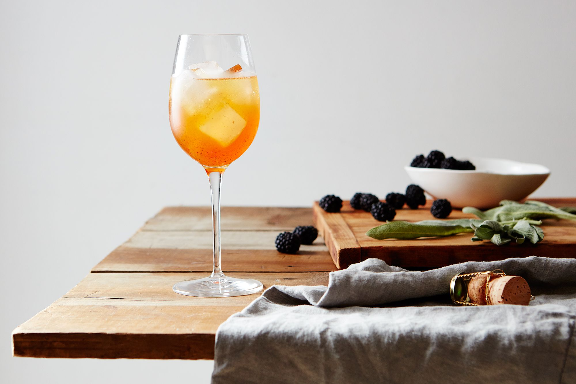 Smashed Blackberry-Sage Spritz Image