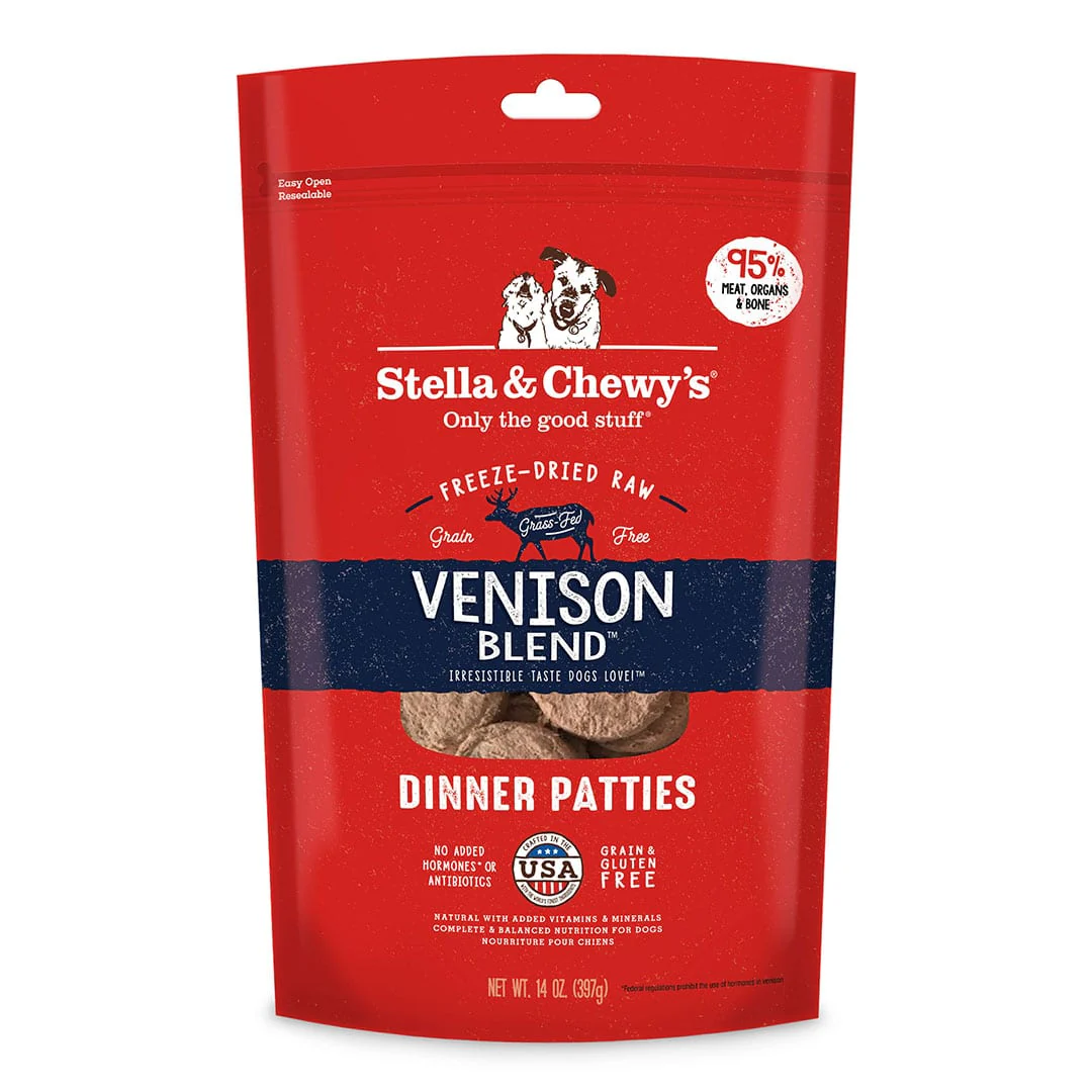Venison Blend Dinner Patties Freeze-Dried Raw Dog Food Image