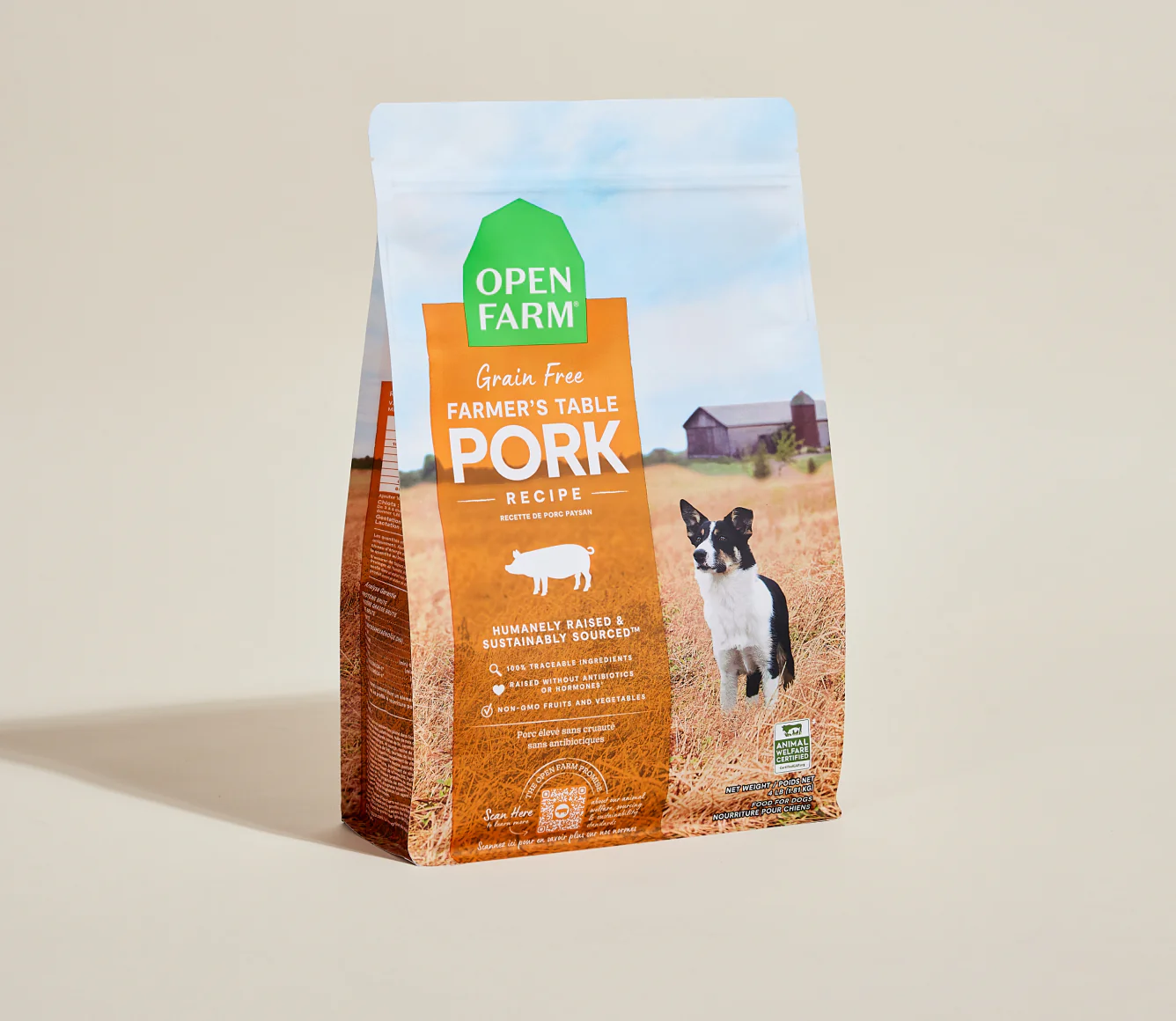 Farmer's Table Pork Dry Dog Food Image 0