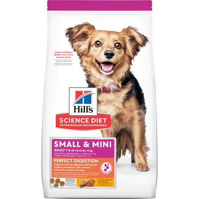 Dog Perfect Digestion Small & Mini Chicken & Rice Image