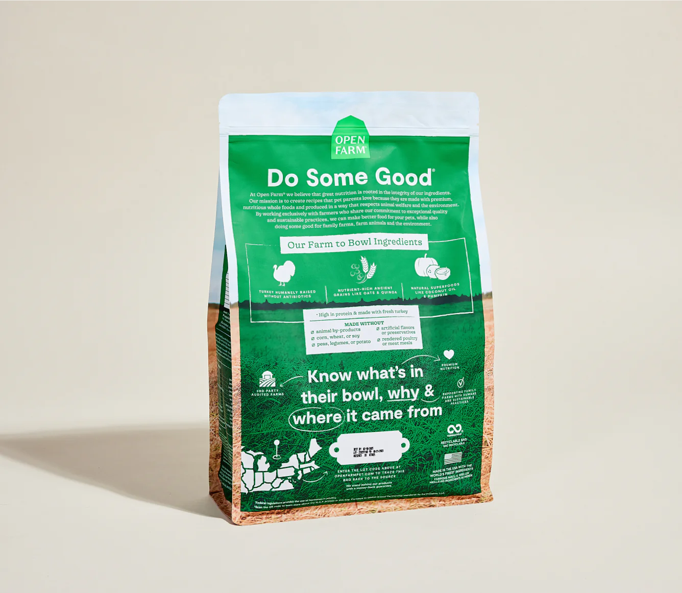 Homestead Turkey & Ancient Grains Dry Dog Food Image 3