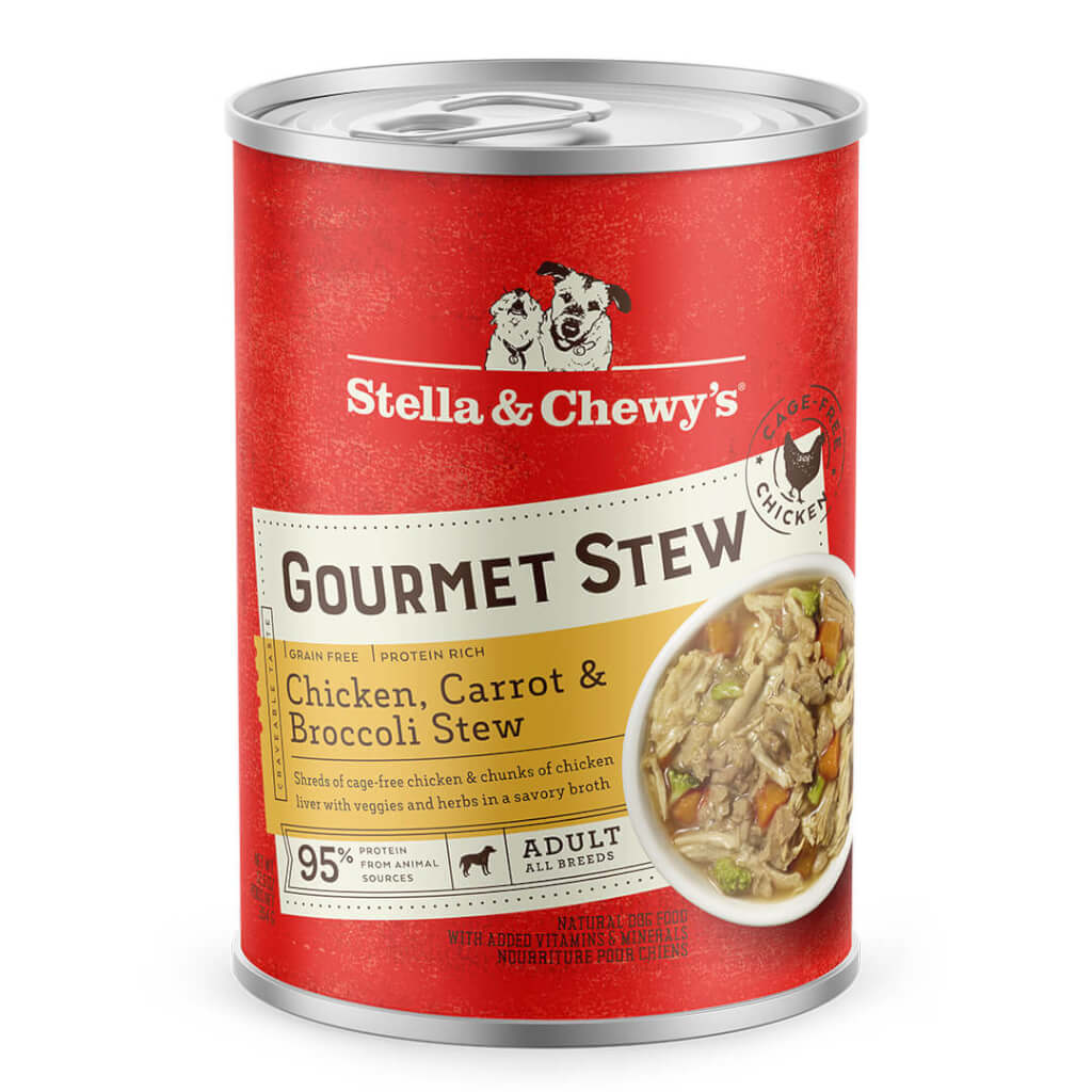 Gourmet Stew Grain Free Cage-Free Chicken, Carrot & Broccoli Stew Wet Dog Food Image