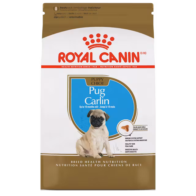 Pug Puppy Dry Dog Food Image