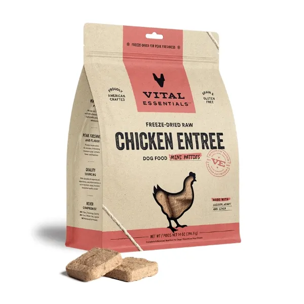 Freeze-Dried Raw Chicken Entree Dog Food Mini Nibs Image 0