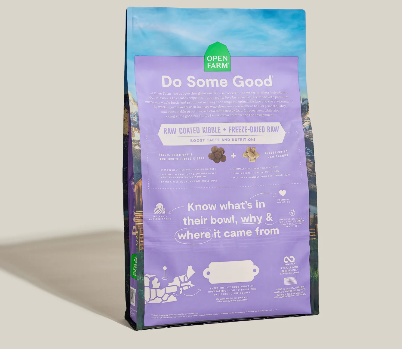 RawMix Large Breed Recipe with Ancient Grains Dry Dog Food Image 3
