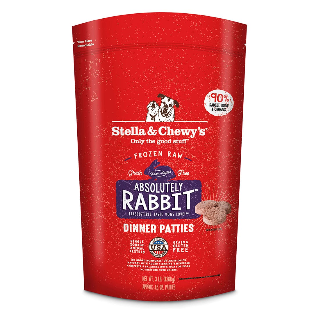 Absolutely Rabbit Recipe Frozen Raw Dinner Patties Image