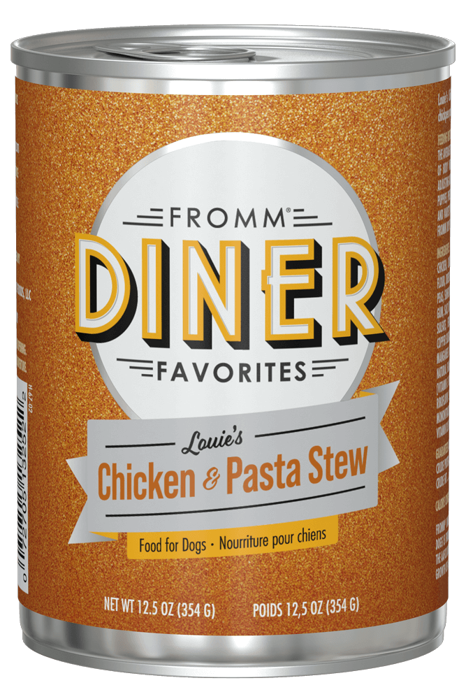 Diner Favorites Louie's Chicken & Pasta Stew Wet Dog Food  Image