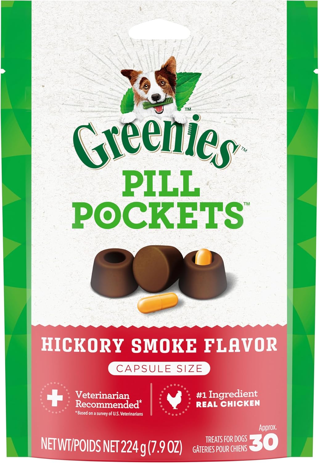 Greenies Dog Pill Pockets Capsule Size Image 0