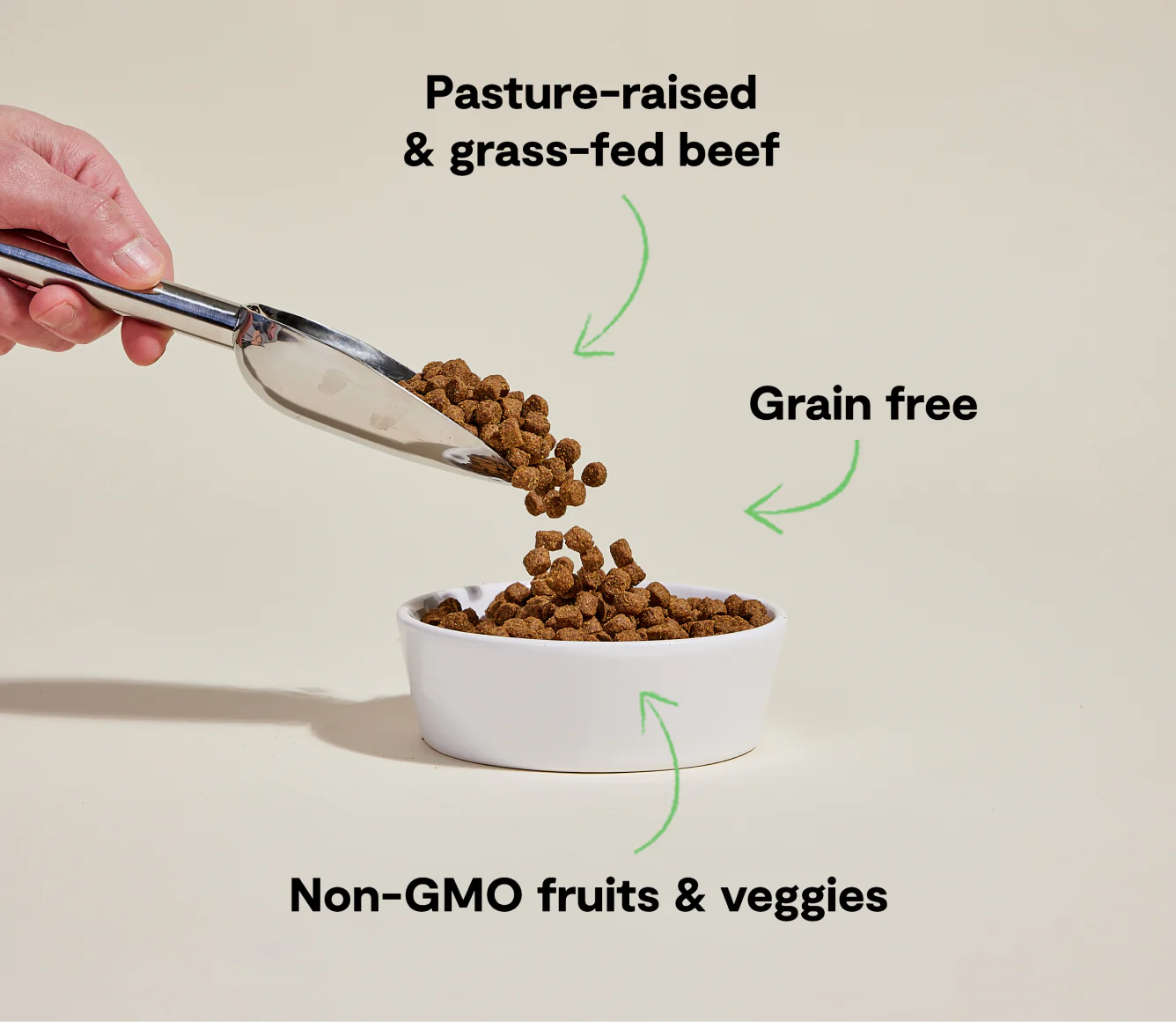 Grass-Fed Beef Dry Dog Food Image 2