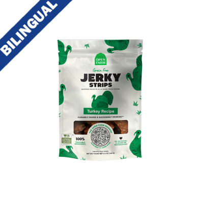 Grain Free Jerky Strips Turkey Recipe Dog Treat Image