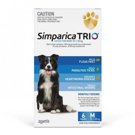 Image for Simparica Trio Blue