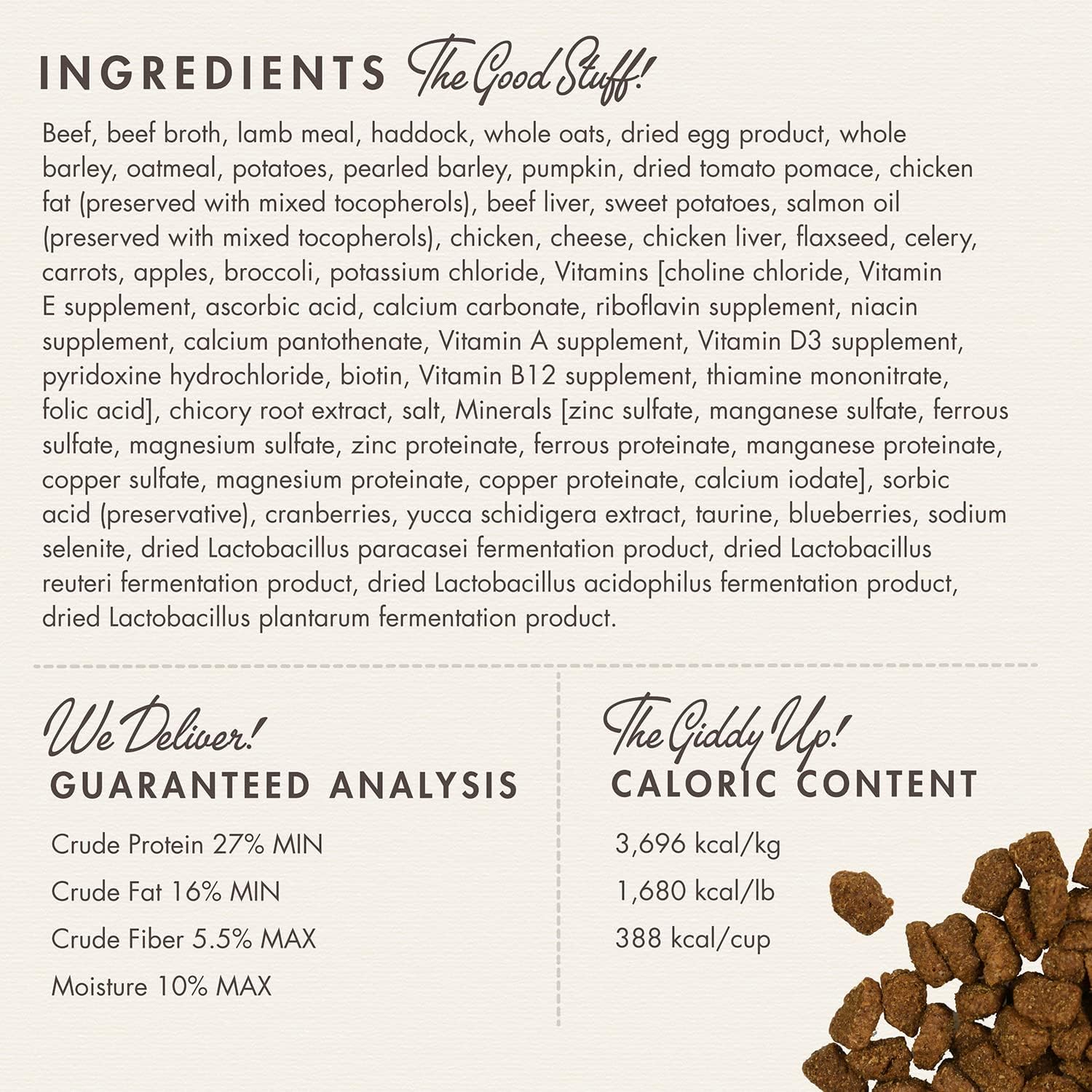 Highlander Beef, Oats, 'n Barley Recipe Dry Dog Food  Image 1