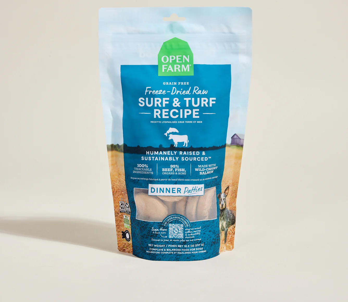 Surf & Turf Freeze-Dried Raw Patties Freeze-Dried Dog Food Image 0