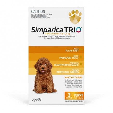 Image for Simparica Trio Yellow