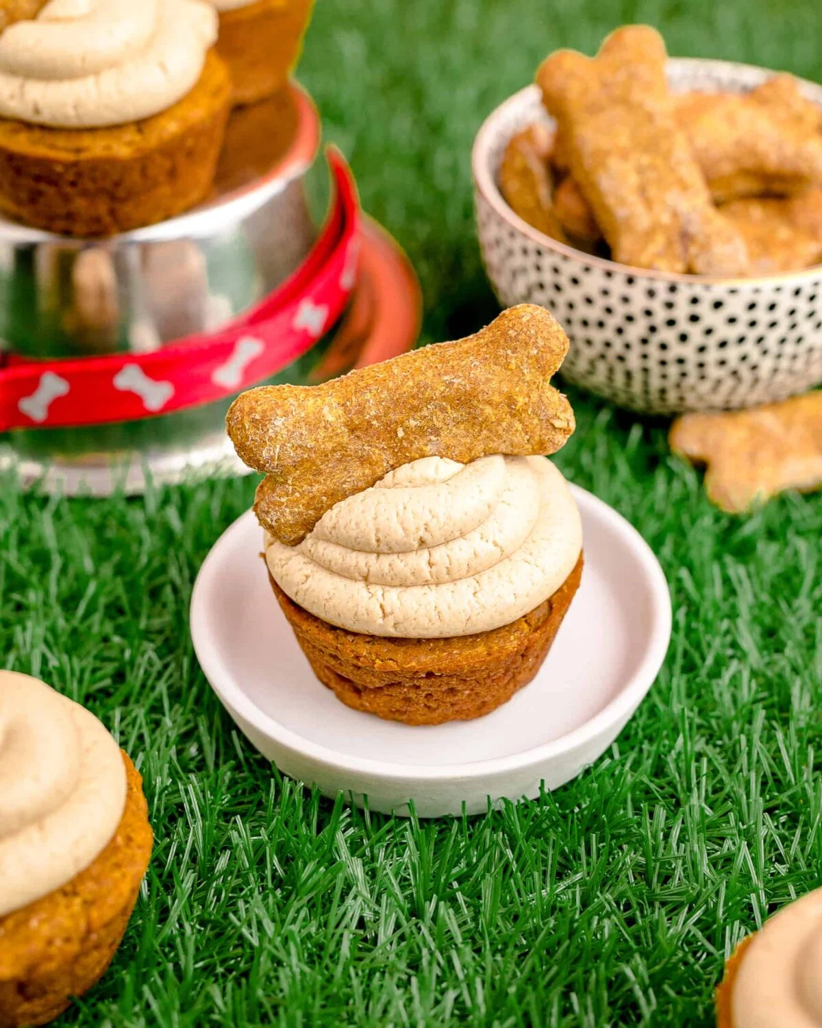 Veggie Peanut Butter Pupcakes Image