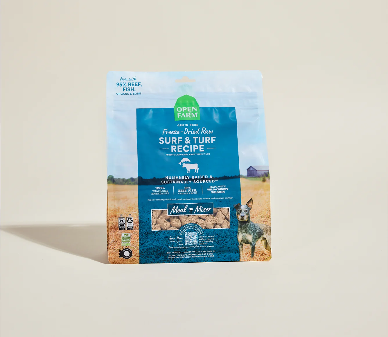 Surf & Turf Freeze-Dried Raw Dog Food Image 0