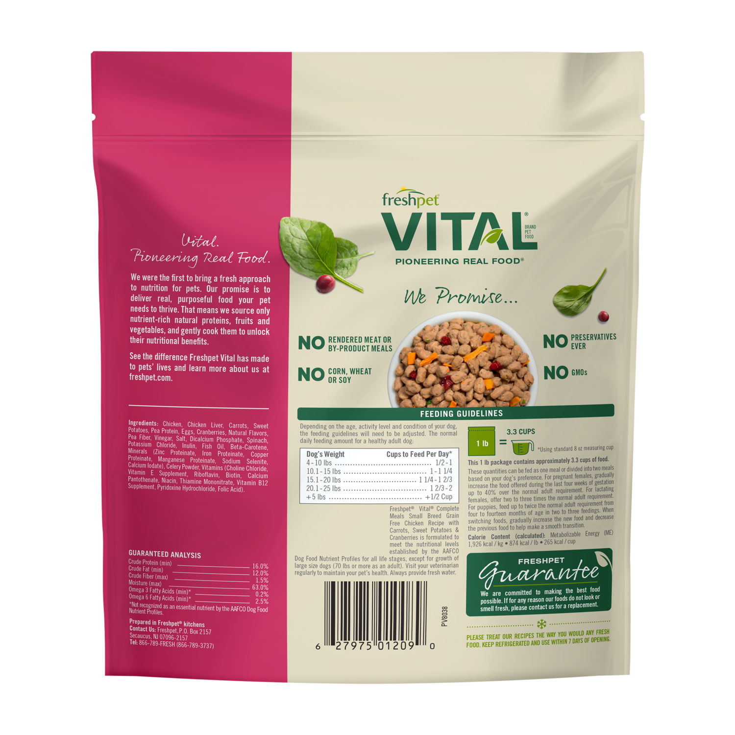 Grain Free Small Breed Chicken Recipe Fresh Dog Dog Image 1