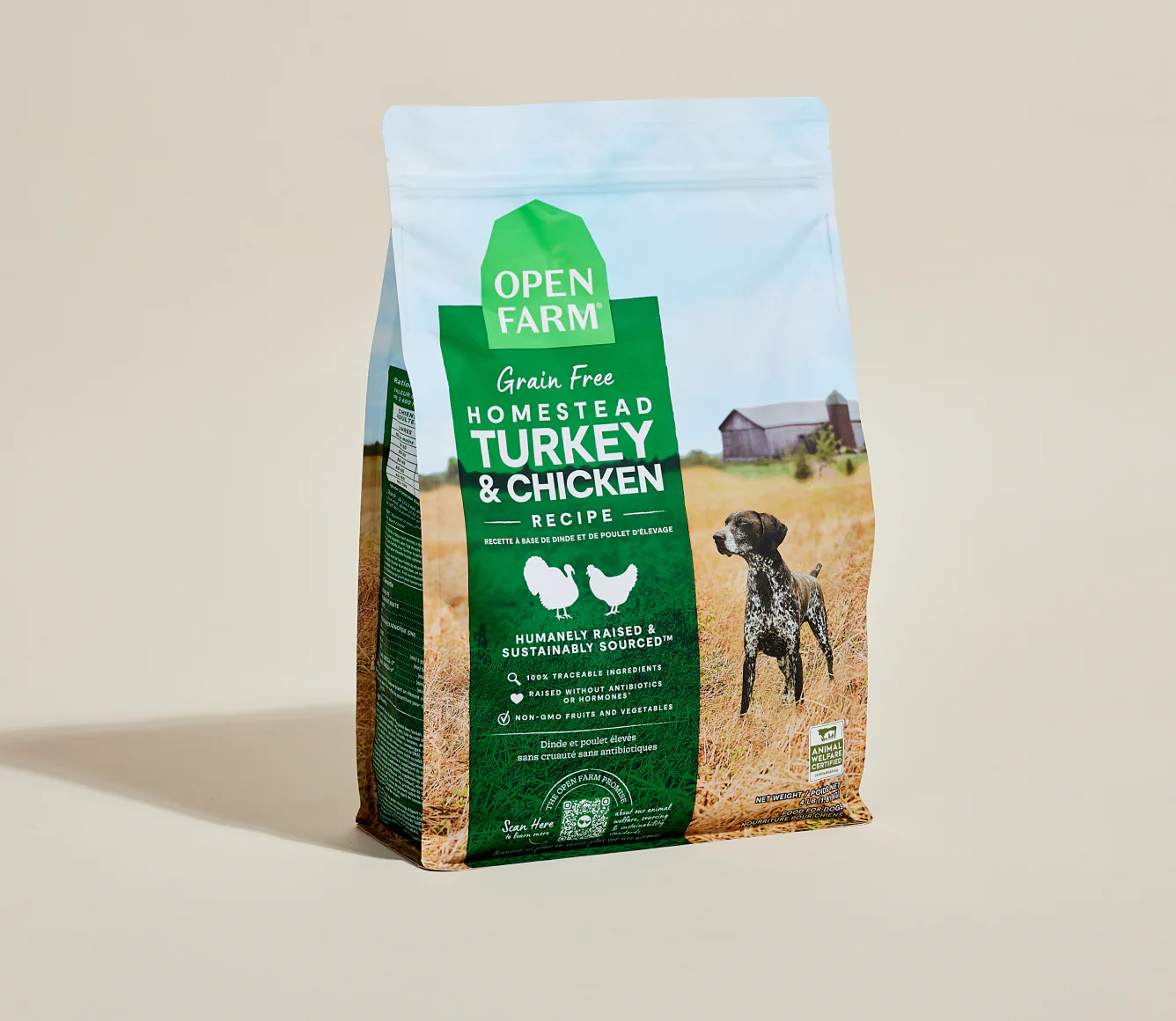 Homestead Turkey & Chicken Dry Dog Food Image 0