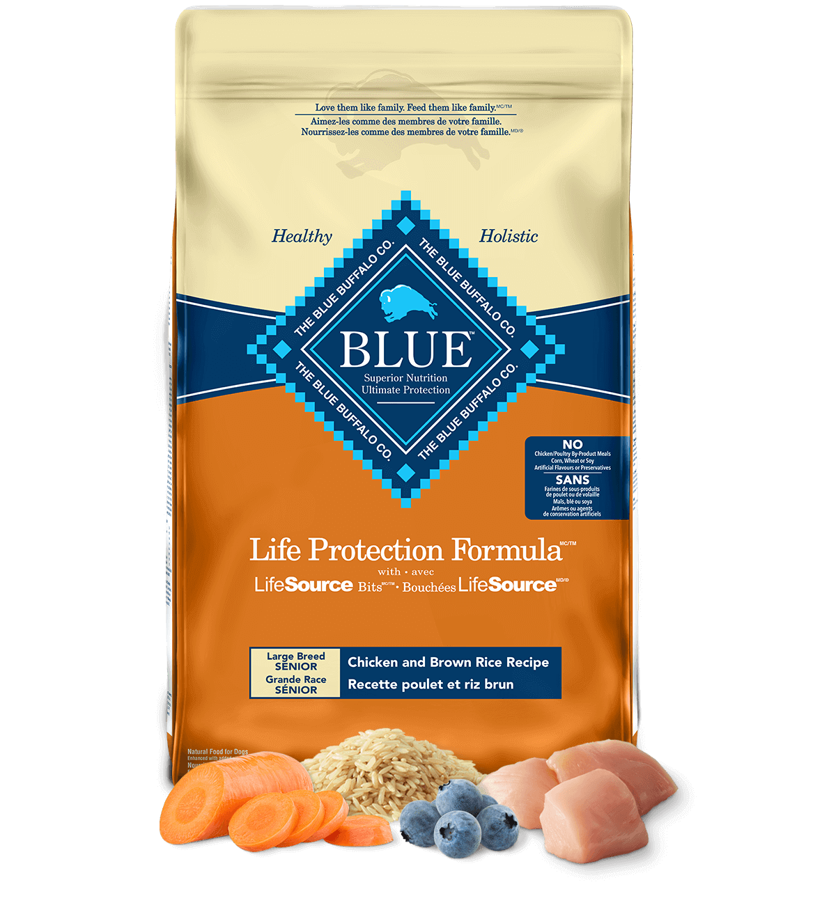 Life Protection Large Breed Senior Dog Chicken Image